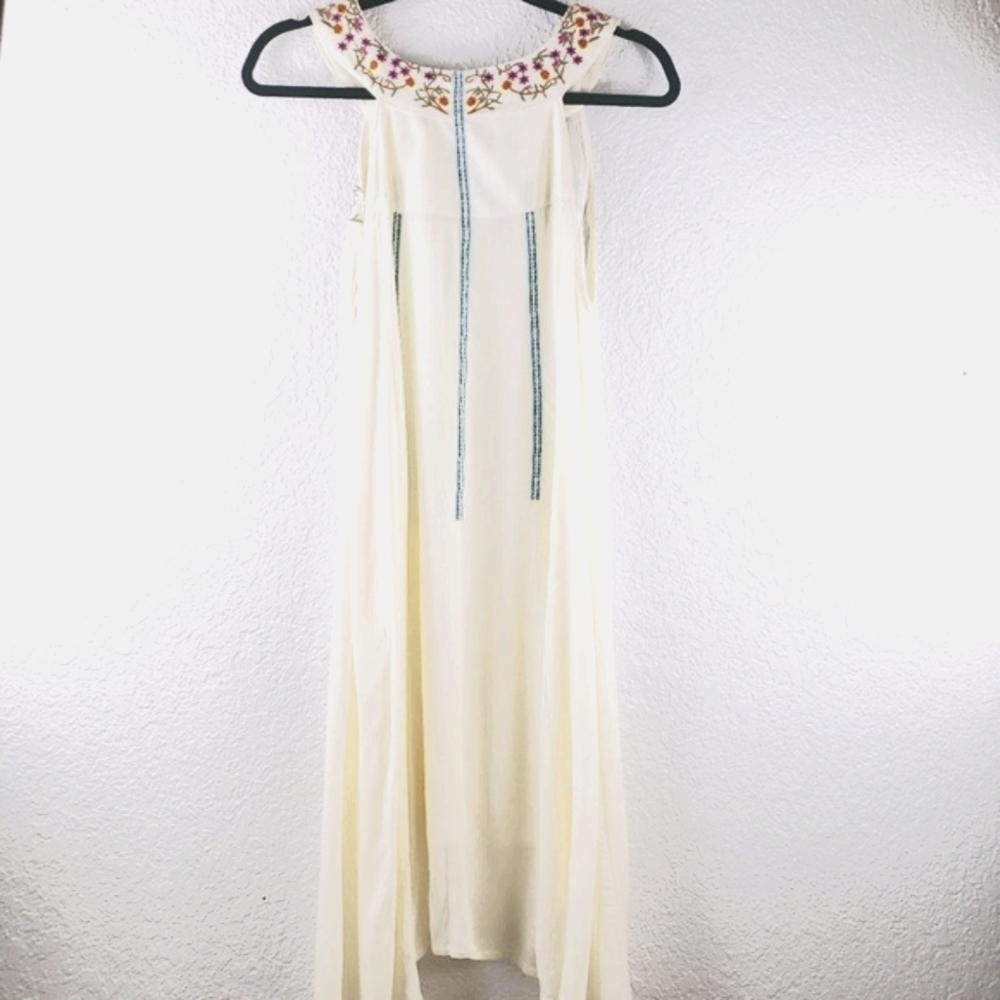 SHORELINE Floral Embroidered Hi-Low Dress S - Picture 7 of 11